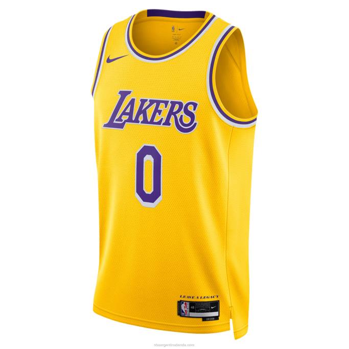 NBA 0F6D323 los angeles lakers russell westbrook nike oro swingman camiseta
