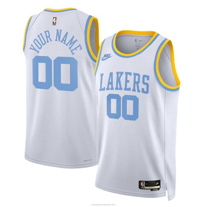 NBA 0F6D64 camiseta los angeles lakers nike blanca personalizada swingman