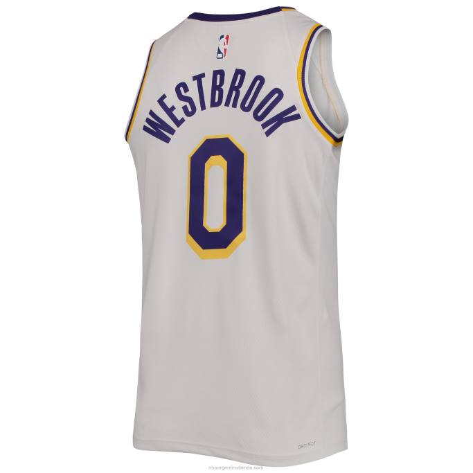 NBA 0F6D8363 camiseta los angeles lakers russell westbrook nike swingman blanca
