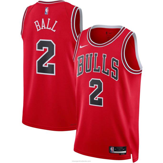 NBA 0F6D11136 chicago bulls lonzo pelota nike rojo swingman jersey
