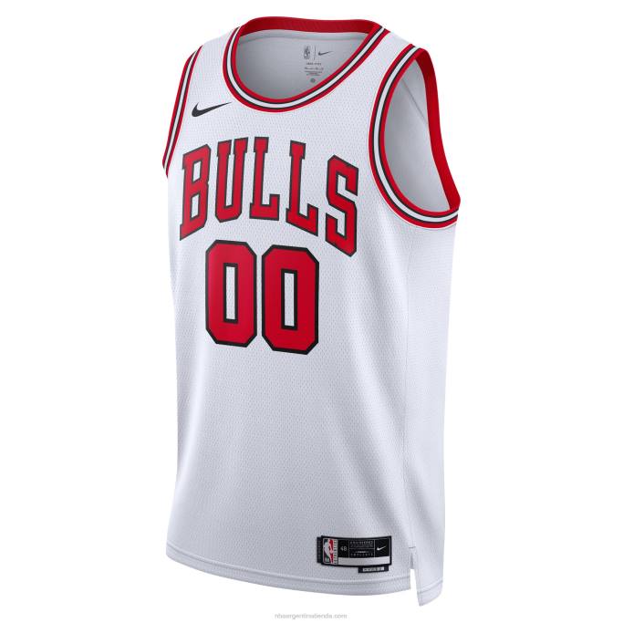 NBA 0F6D1296 camiseta chicago bulls nike blanca swingman personalizada