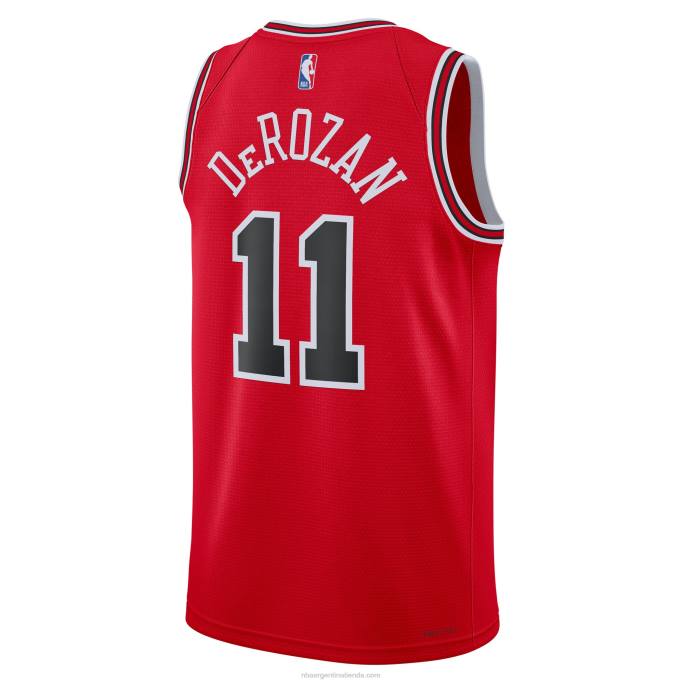NBA 0F6D141 camiseta chicago bulls demar derozan nike rojo swingman