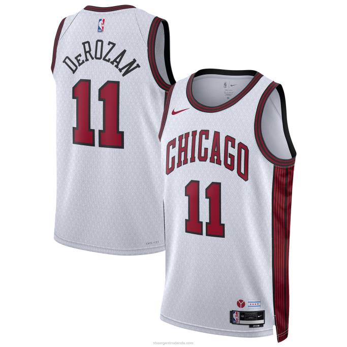NBA 0F6D247 camiseta chicago bulls demar derozan nike blanca swingman