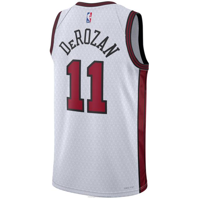 NBA 0F6D247 camiseta chicago bulls demar derozan nike blanca swingman