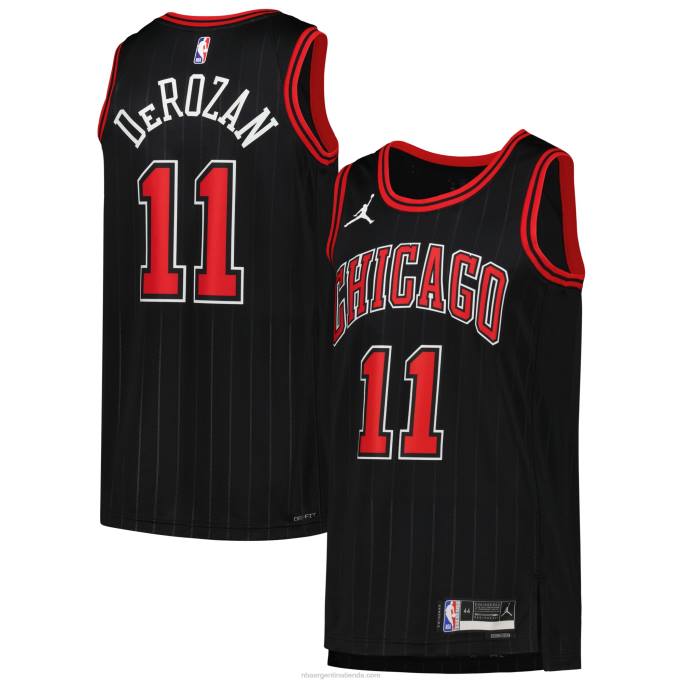 NBA 0F6D45 chicago bulls demar derozan jordan marca negro swingman jersey