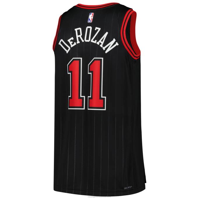 NBA 0F6D45 chicago bulls demar derozan jordan marca negro swingman jersey