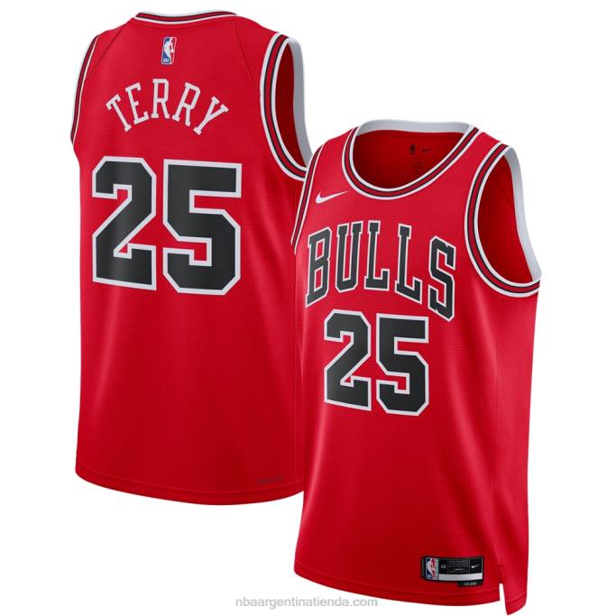 NBA 0F6D4914 camiseta chicago bulls dalen terry nike red draft primera ronda pick swingman