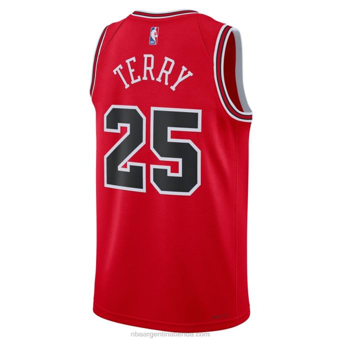 NBA 0F6D4914 camiseta chicago bulls dalen terry nike red draft primera ronda pick swingman
