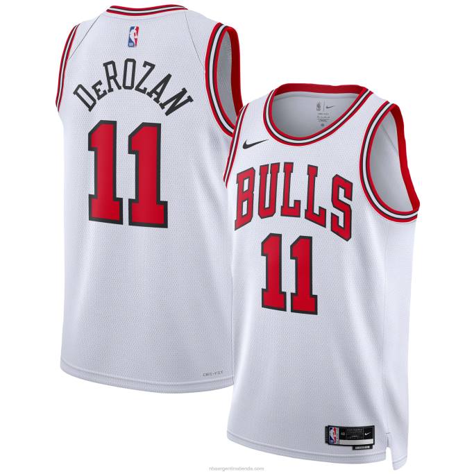 NBA 0F6D5517 camiseta chicago bulls demar derozan nike blanca swingman