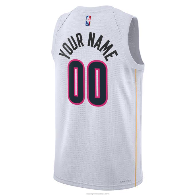 NBA 0F6D1676 camiseta miami heat nike blanca swingman personalizada