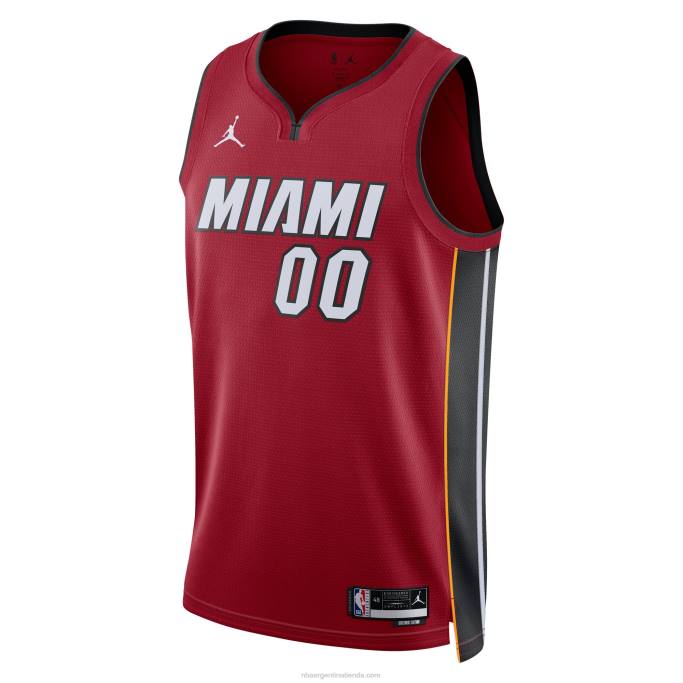 NBA 0F6D4702 miami heat jordan brand rojo swingman jersey personalizado