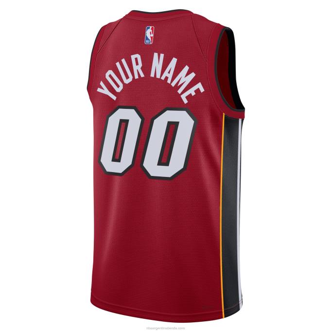 NBA 0F6D4702 miami heat jordan brand rojo swingman jersey personalizado