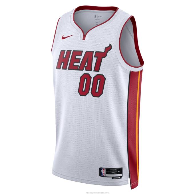 NBA 0F6D6262 camiseta miami heat nike blanca swingman personalizada