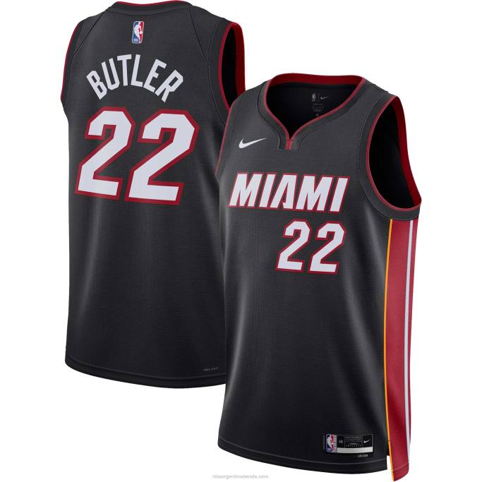 NBA 0F6D737 camiseta miami heat jimmy butler nike swingman negra