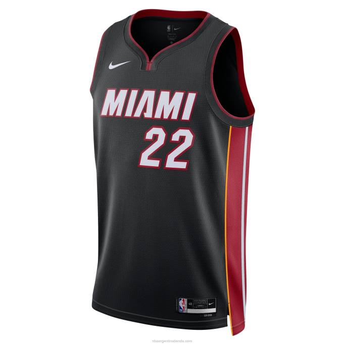 NBA 0F6D737 camiseta miami heat jimmy butler nike swingman negra