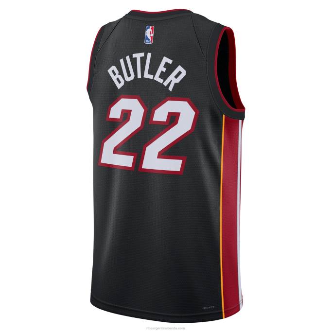 NBA 0F6D737 camiseta miami heat jimmy butler nike swingman negra