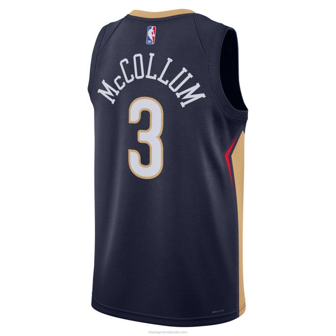NBA 0F6D10780 pelícanos de nueva orleans c.j. camiseta nike mccollum swingman azul marino