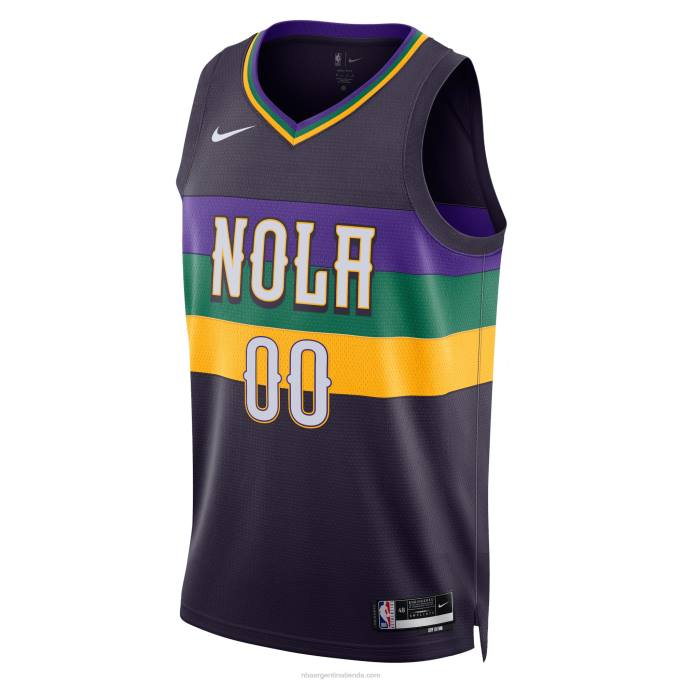 NBA 0F6D289 New Orleans Pelicans Nike Púrpura Swingman Jersey Personalizado