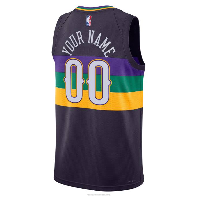 NBA 0F6D289 New Orleans Pelicans Nike Púrpura Swingman Jersey Personalizado