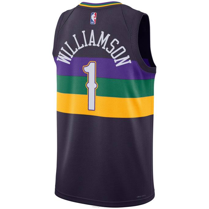 NBA 0F6D5115 New Orleans Pelicans Zion Williamson Nike Swingman Jersey Púrpura