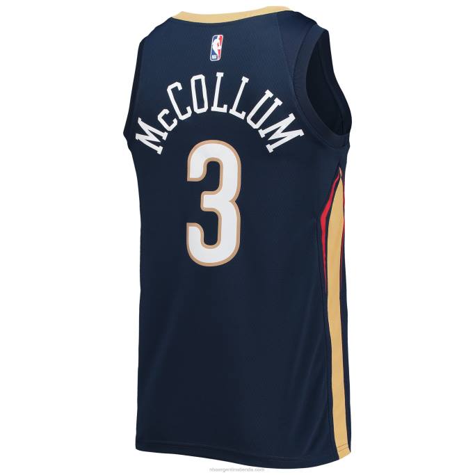 NBA 0F6D6936 pelícanos de nueva orleans c.j. camiseta nike mccollum swingman azul marino