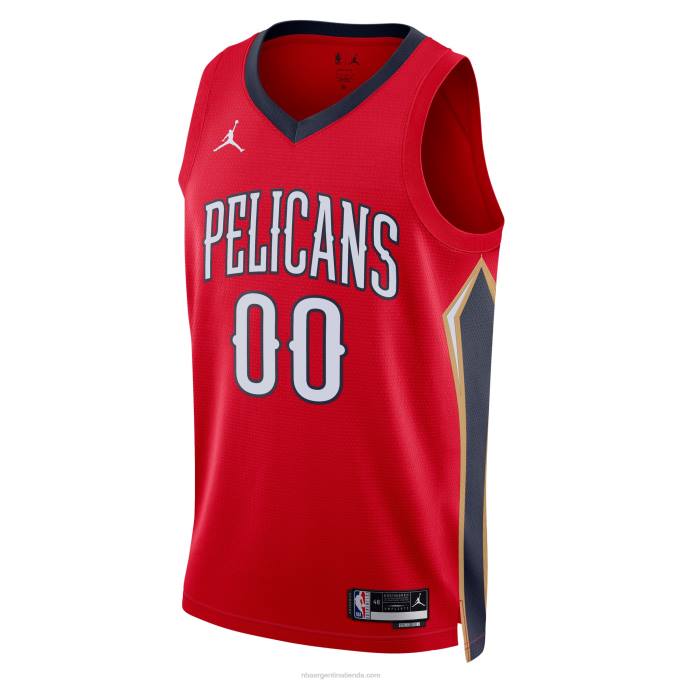 NBA 0F6D7892 Nueva orleans pelícanos jordan marca rojo swingman jersey personalizado