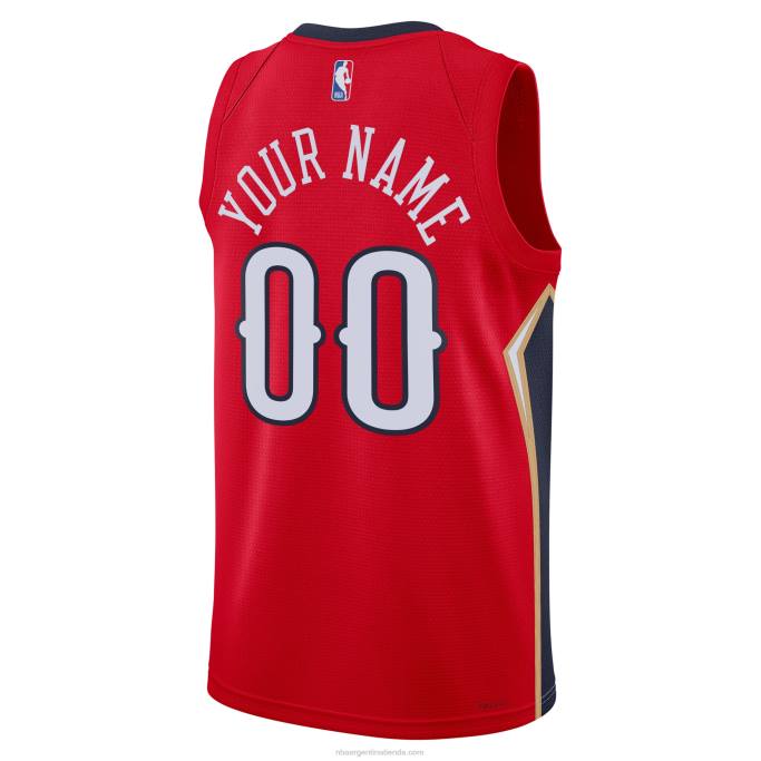 NBA 0F6D7892 Nueva orleans pelícanos jordan marca rojo swingman jersey personalizado