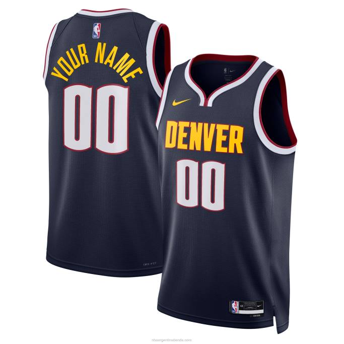NBA 0F6D4506 camiseta personalizada denver nuggets nike azul marino swingman