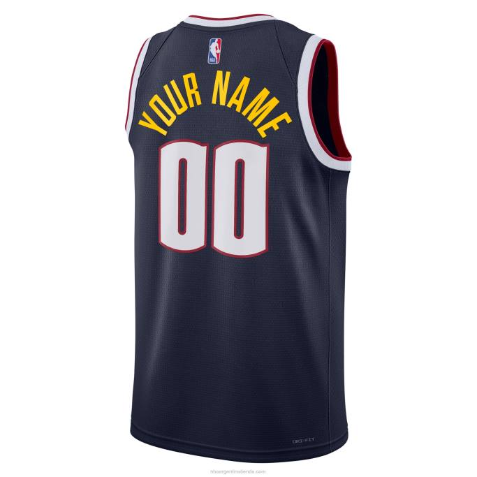 NBA 0F6D4506 camiseta personalizada denver nuggets nike azul marino swingman