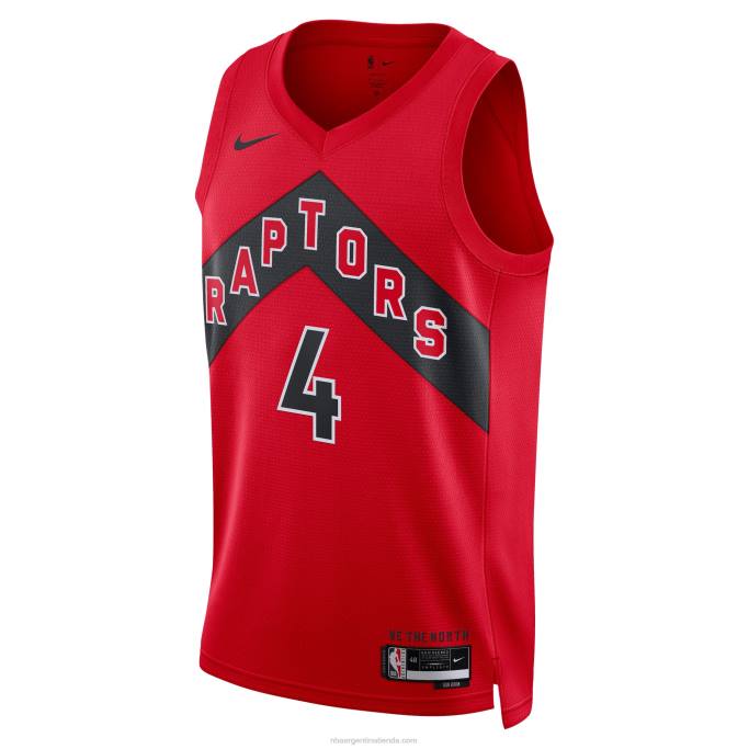 NBA 0F6D3790 camiseta toronto raptors scottie barnes nike rojo swingman