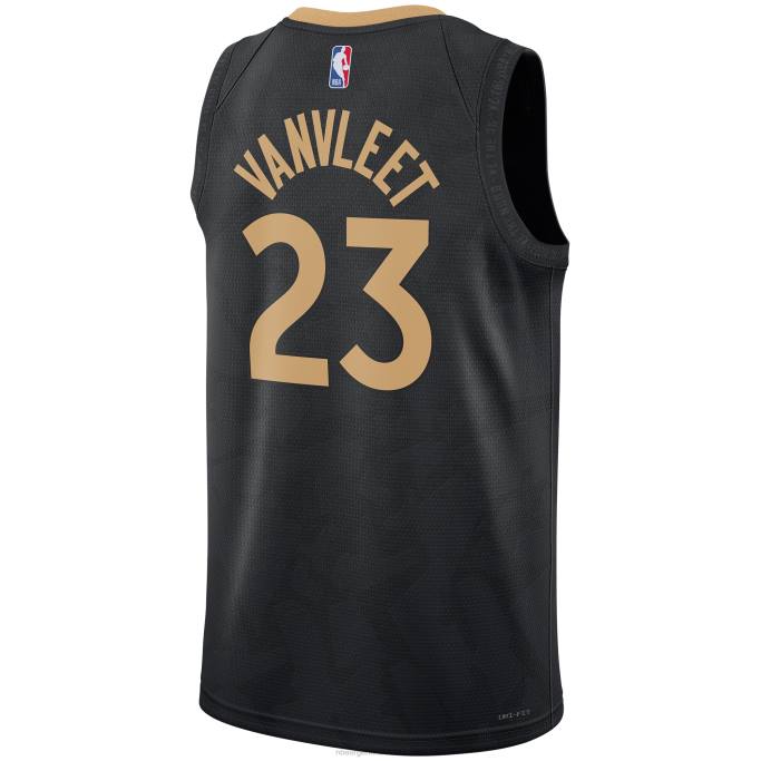 NBA 0F6D6641 camiseta toronto raptors fred vanvleet nike swingman negra