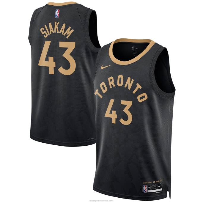 NBA 0F6D7052 camiseta toronto raptors pascal siakam nike swingman negro