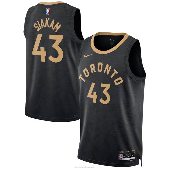 NBA 0F6D7052 camiseta toronto raptors pascal siakam nike swingman negro