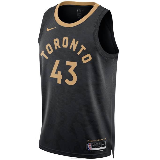 NBA 0F6D7052 camiseta toronto raptors pascal siakam nike swingman negro