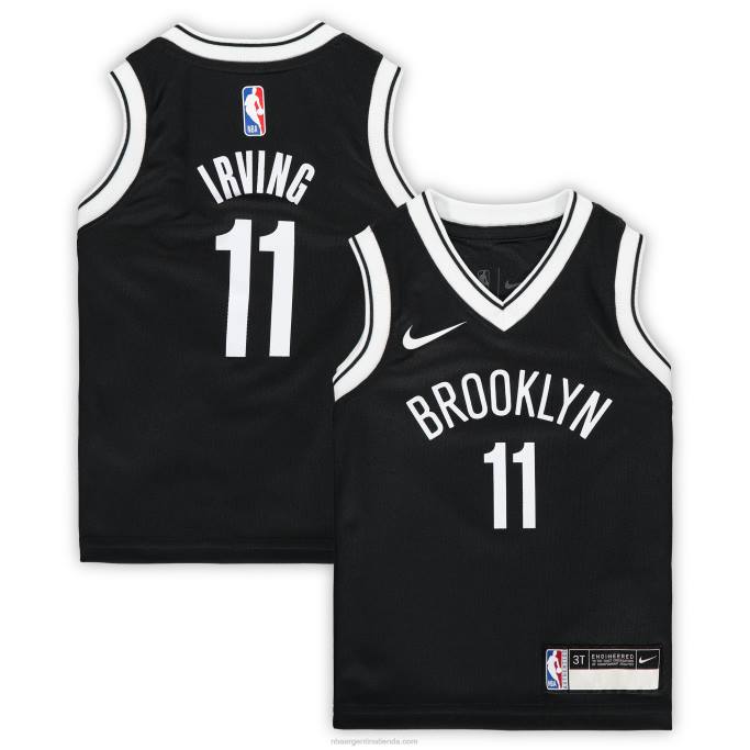 NBA 0F6D18482 camiseta nike kyrie irving de los brooklyn nets para niños pequeños en negro