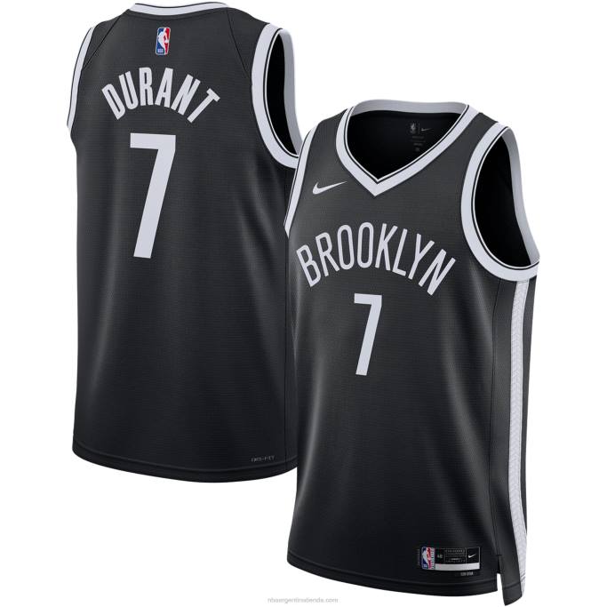 NBA 0F6D406 camiseta de los brooklyn nets kevin durant nike negro swingman