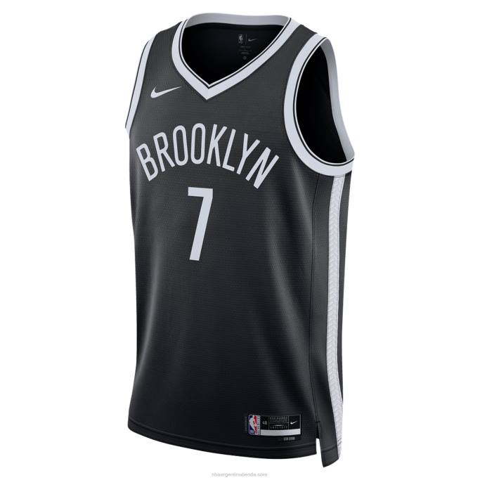 NBA 0F6D406 camiseta de los brooklyn nets kevin durant nike negro swingman