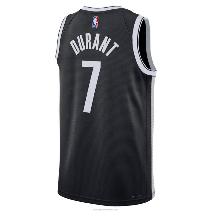 NBA 0F6D406 camiseta de los brooklyn nets kevin durant nike negro swingman