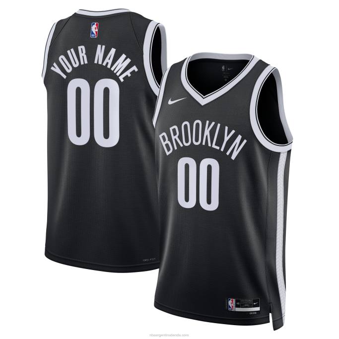 NBA 0F6D6244 camiseta de los brooklyn nets nike swingman negro