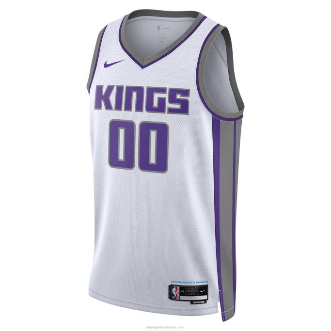 NBA 0F6D1225 Camiseta blanca personalizada Sacramento Kings Nike Swingman