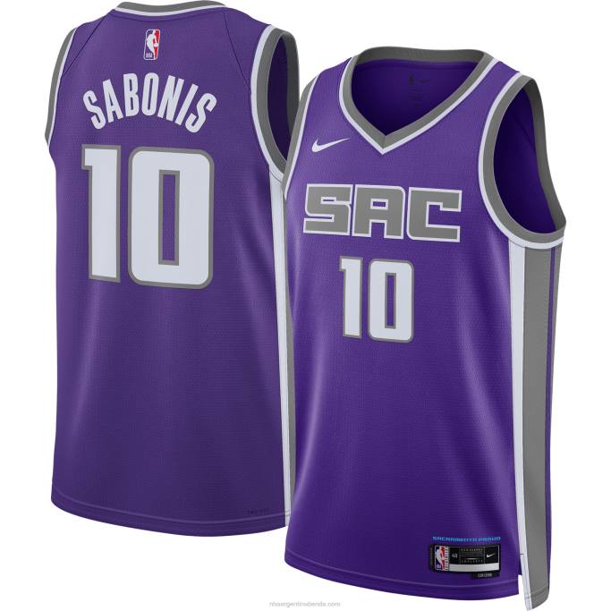 NBA 0F6D152 Camiseta Sacramento Kings Domantas Sabonis Nike Swingman Púrpura