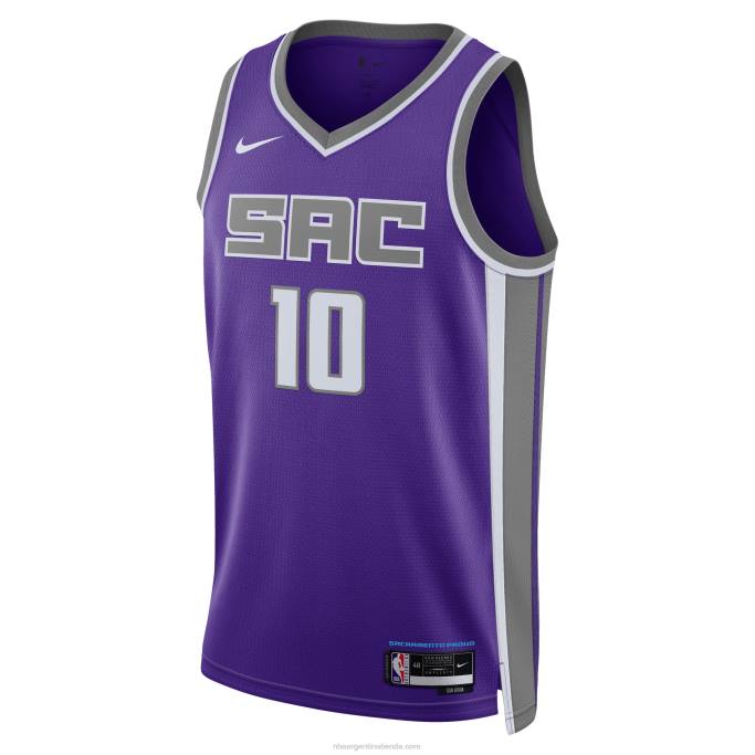 NBA 0F6D152 Camiseta Sacramento Kings Domantas Sabonis Nike Swingman Púrpura