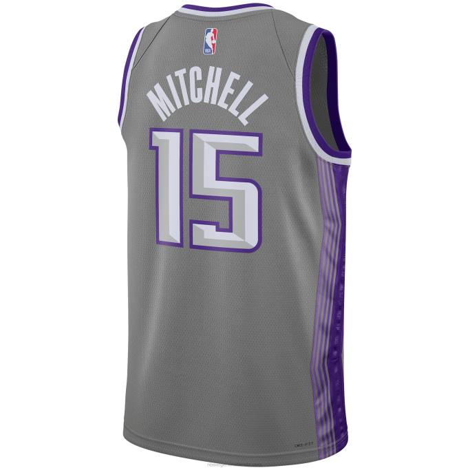 NBA 0F6D4597 camiseta de los reyes de sacramento davion mitchell nike swingman antracita