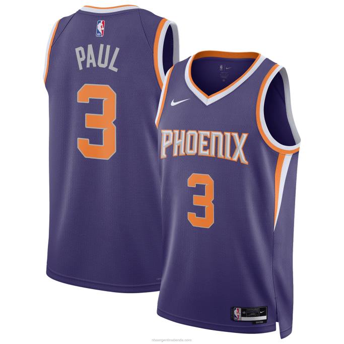 NBA 0F6D11247 phoenix suns chris paul nike púrpura swingman jersey