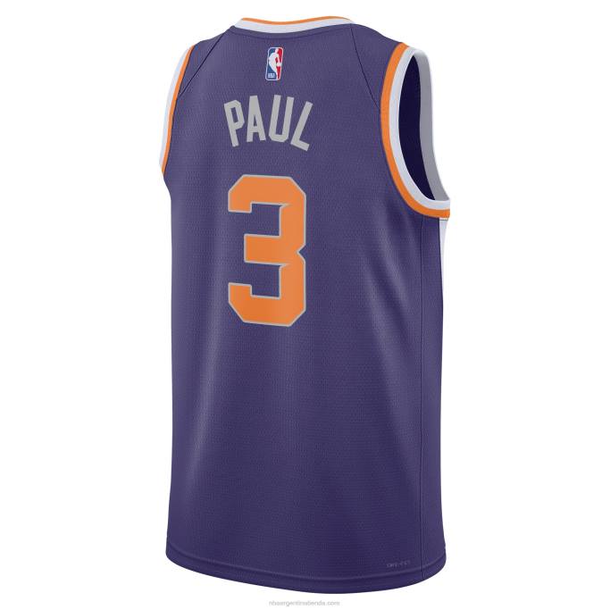 NBA 0F6D11247 phoenix suns chris paul nike púrpura swingman jersey
