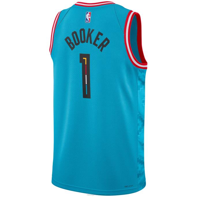 NBA 0F6D114 camiseta nike swingman phoenix suns devin booker turquesa