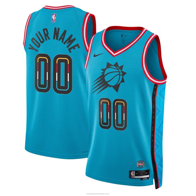 NBA 0F6D160 camiseta nike phoenix suns swingman turquesa personalizada