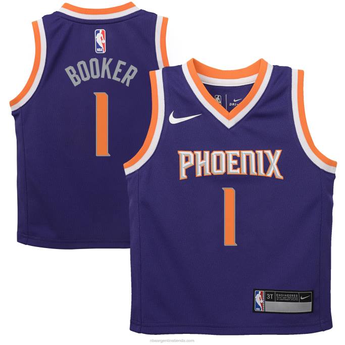 NBA 0F6D16943 camiseta réplica nike devin booker de los phoenix suns para niños pequeños
