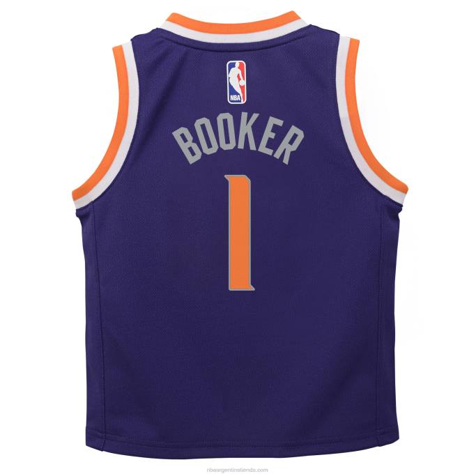NBA 0F6D16943 camiseta réplica nike devin booker de los phoenix suns para niños pequeños