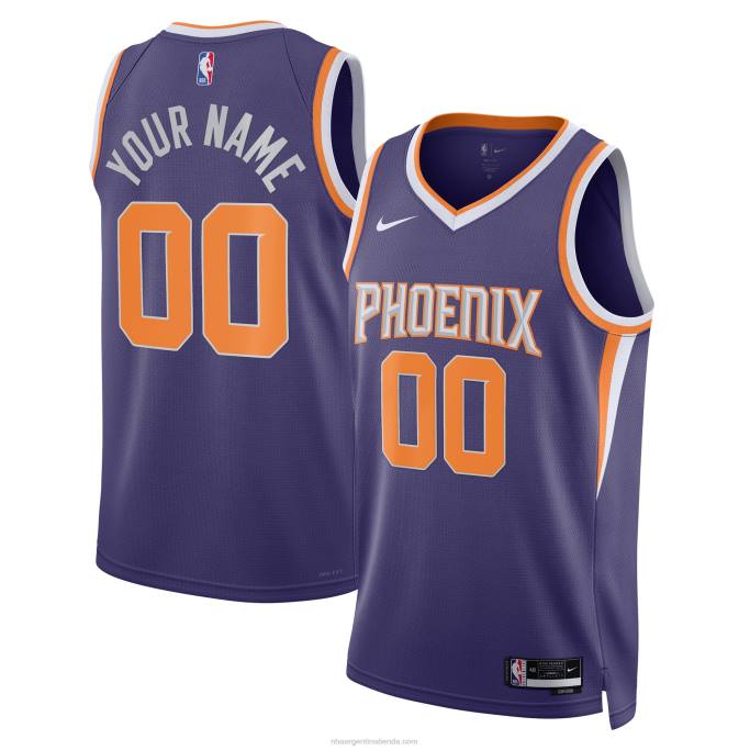 NBA 0F6D3395 camiseta personalizada nike phoenix suns swingman morado